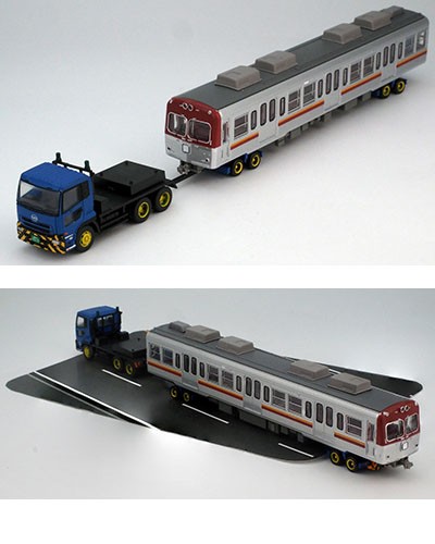 TOMYTEC ザ・トレーラーコレクション 鉄道車両陸送セットB Nゲージ