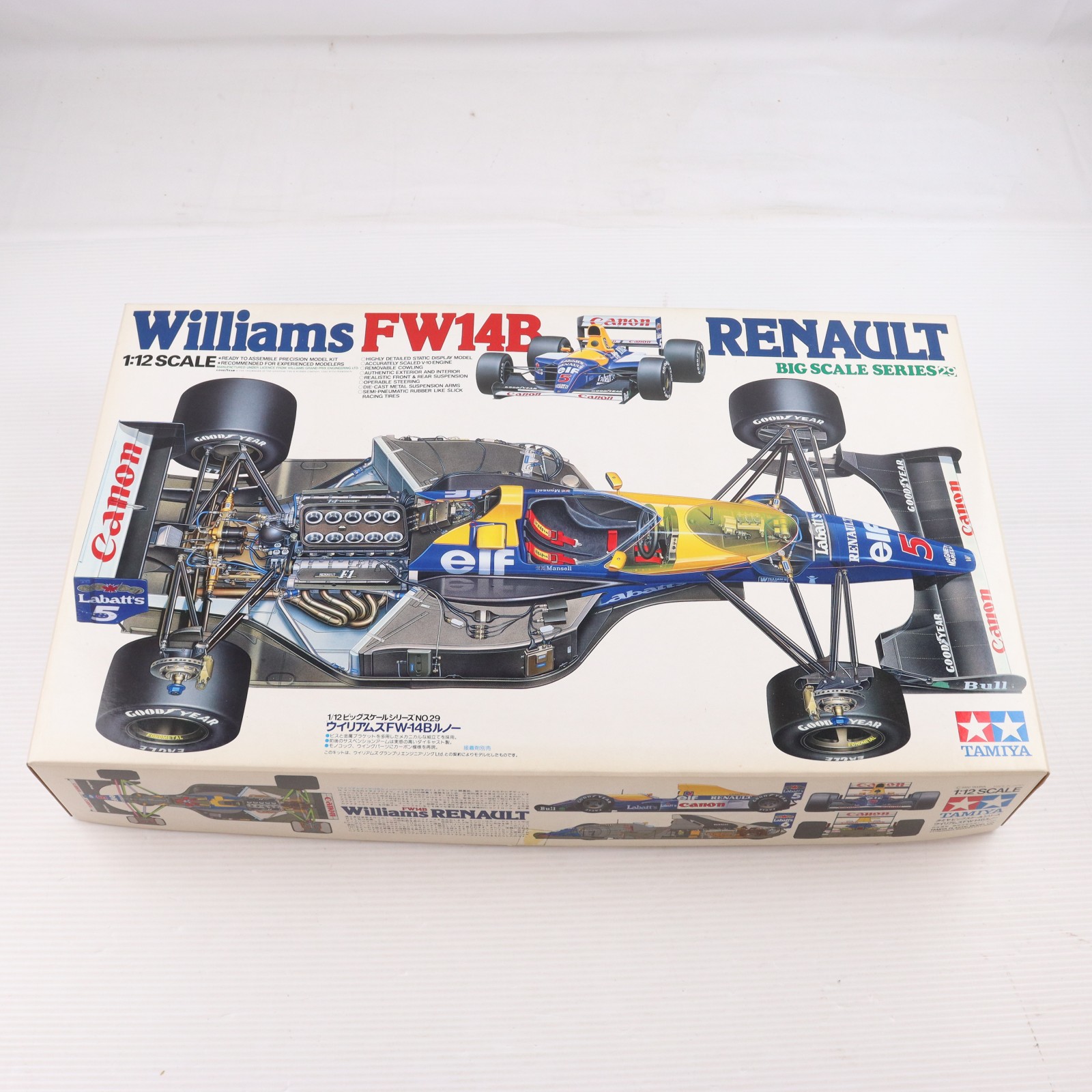 Yahoo!オークション - タミヤ 1/12 ウィリアムズ FW14B No5 N.MANSELL