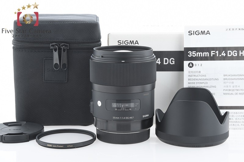 SIGMA 35mm 1 1 4 DG 67 Art キャノンEFマウント｜Yahoo!フリマ（旧