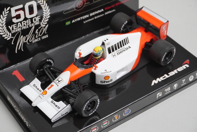 1/43 マクラーレン ホンダ MP4/6 アイルトン セナ ブラジル マルボロ Yahoo!オークション - PMA 1/43 マクラーレン・MP4/6 ホンダ アイルト