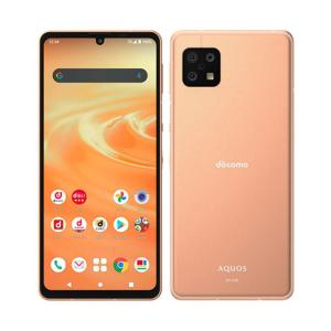 A7232A Sharp AQUOS sense6 極美品 SH-54B カッパーライト simフリー