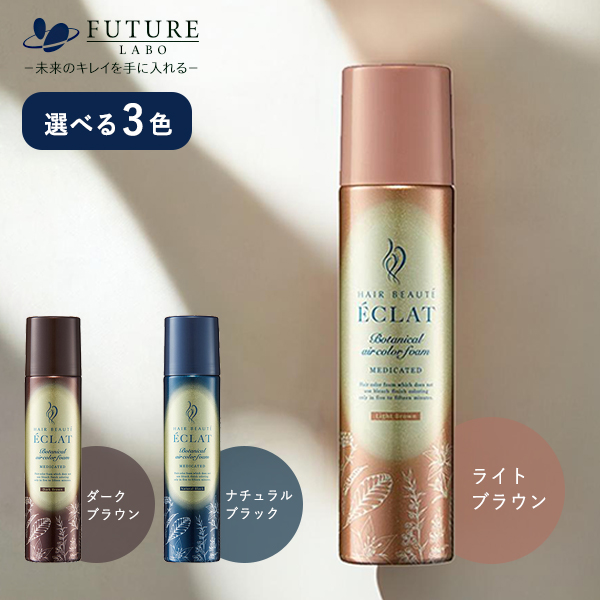 ヘアボーテ エクラ ボタニカル エアカラーフォーム ナチュラルブラック
