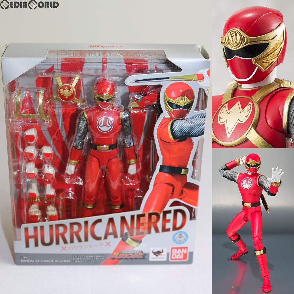 S H Figuarts 忍風戦隊ハリケンジャー ハリケンレッド 箱を落として