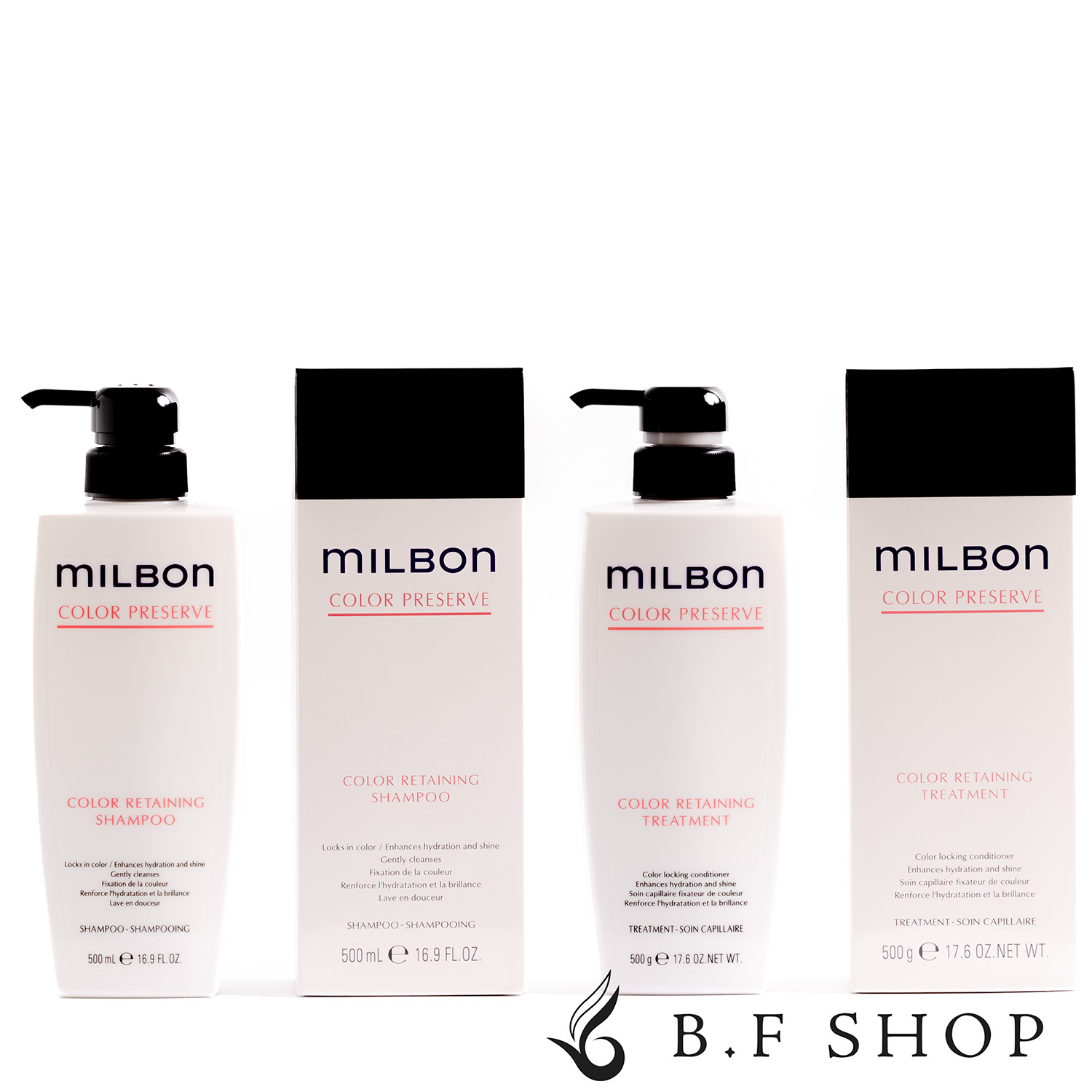 ミルボン カラーリテイニング シャンプー500ml & トリートメント500g