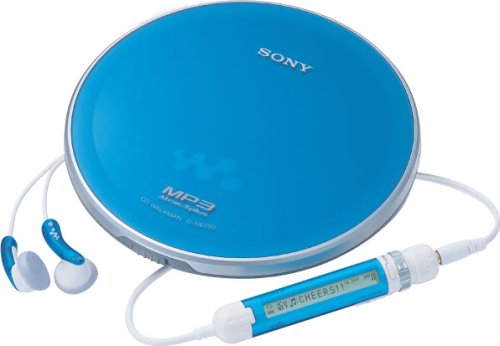 SONY CD WALKMAN D-NE730 MP3 ATRAC対応 ブルー系 ジャンク 動作未確認
