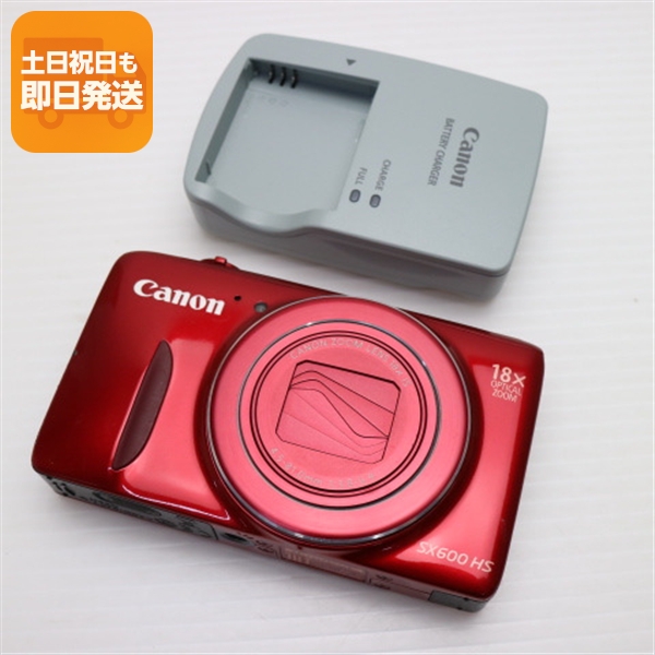Canon SX600 HS レッド 光学18倍 動作確認済 SDカード付｜Yahoo!フリマ