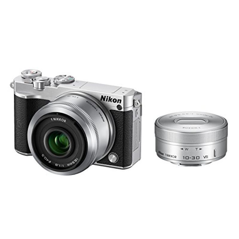 Nikon1J5 シルバー 望遠レンズ ミラーレス一眼 SDカード付き｜Yahoo