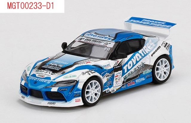 TSM MINI GT 1/64 Pandem Toyota GR Supra TEAM TOYO TIRES DRIFT D1