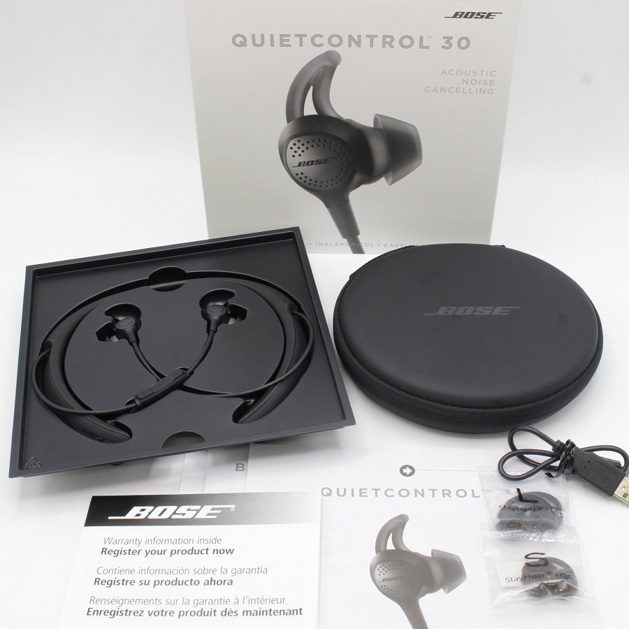 Bose QuietControl 30 ワイヤレスイヤホン ノイズキャンセリング