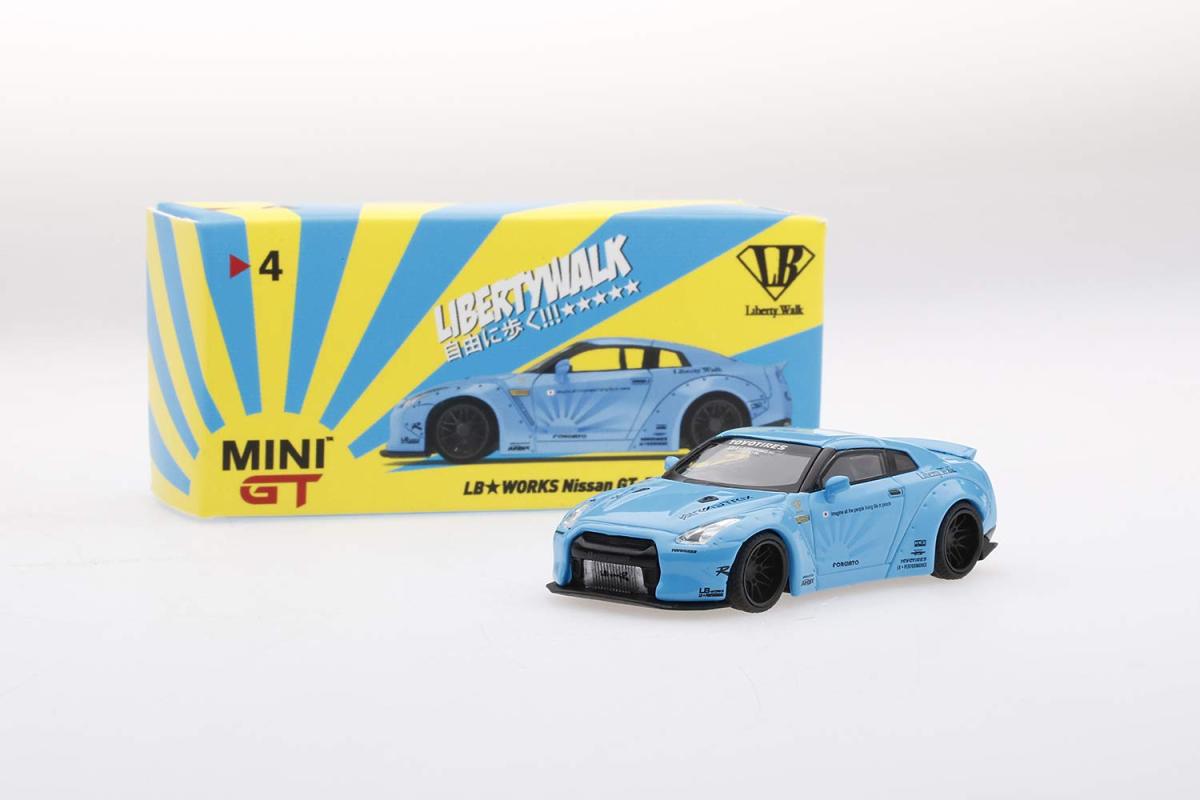 即決送料無料 希少レア初期品 MINI GT 1/64 LB WORKS NISSAN GT-R R35