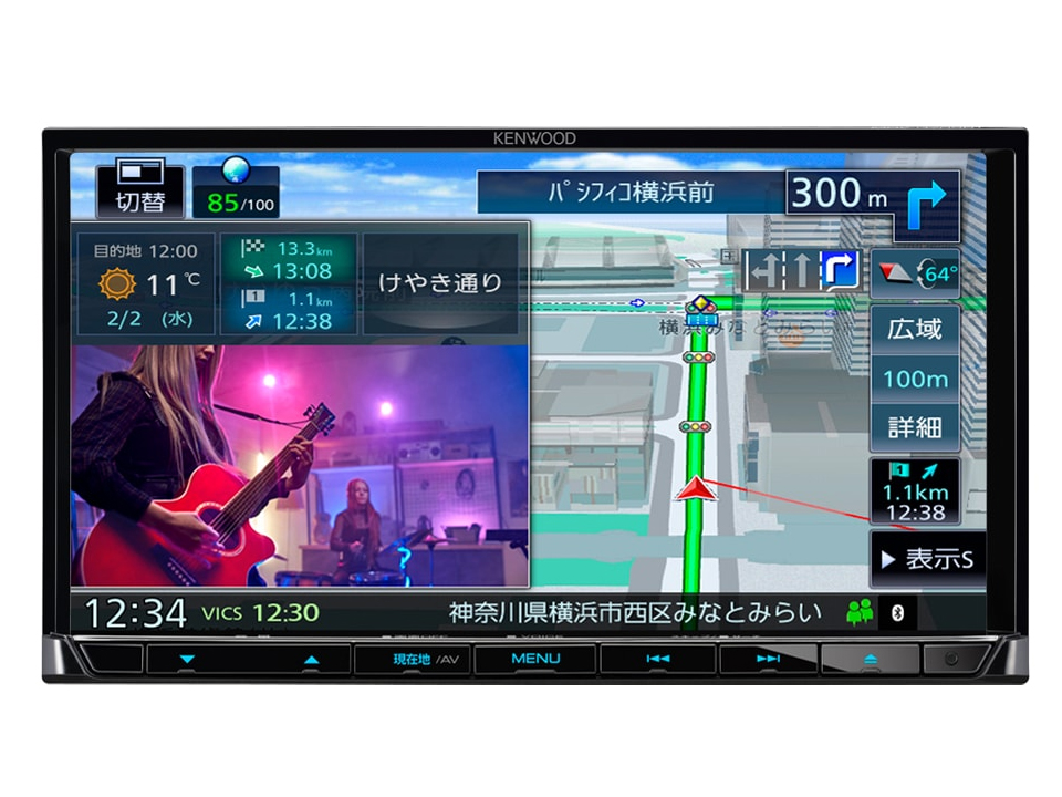Yahoo!オークション- KENWOOD ケンウッド 彩速ナビ MDV-S706Wの製品情報