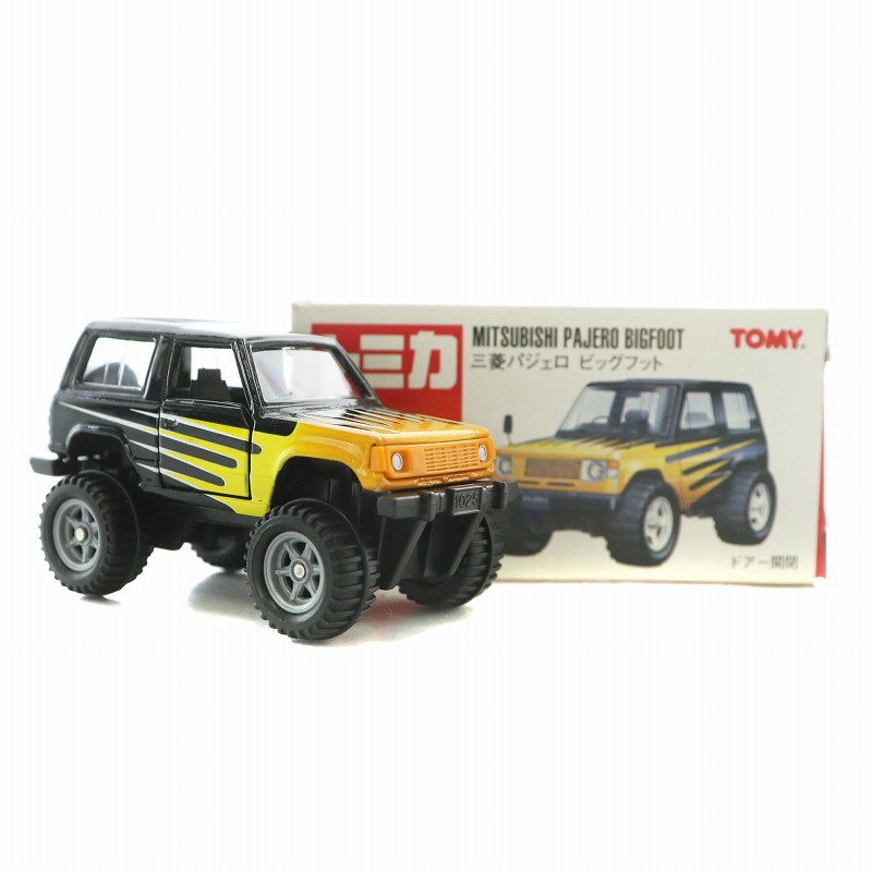未開封　TOMICA　トミカ　三菱パジェロ　黄色　ブリスターパック トミカNo 35 三菱 パジェロ ビッグフット （ブラック×イエロー
