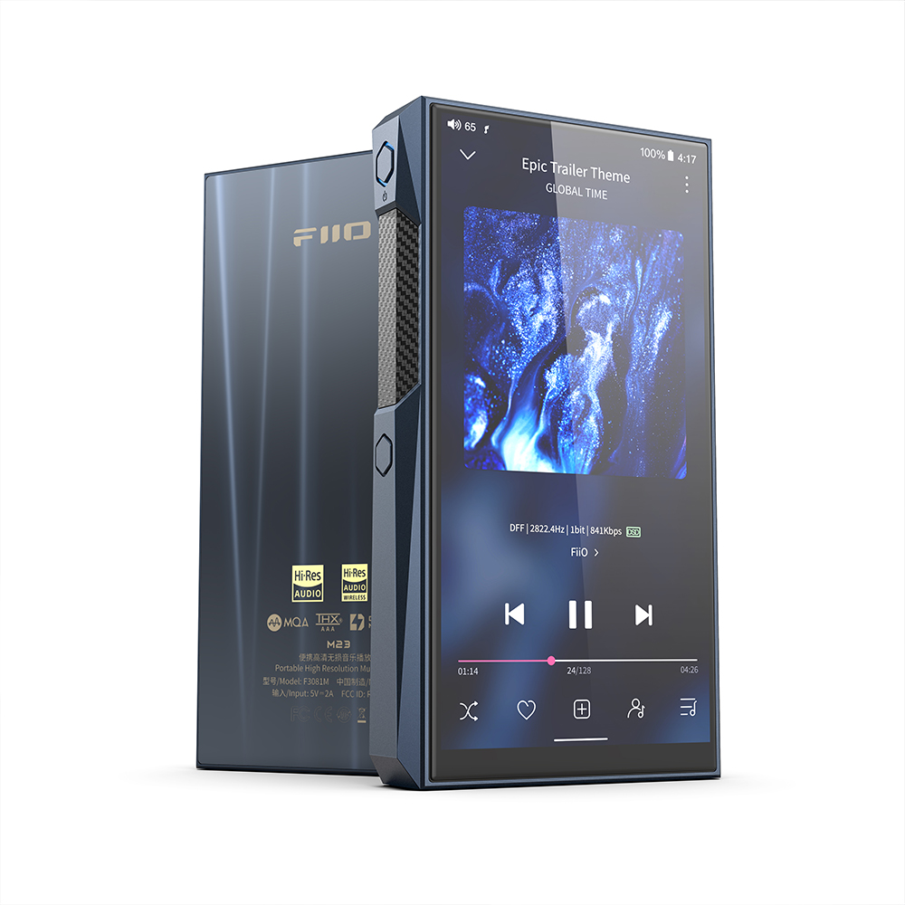 大人気DAP FiiO M23 デジタルオーディオプレーヤー ダークブルー