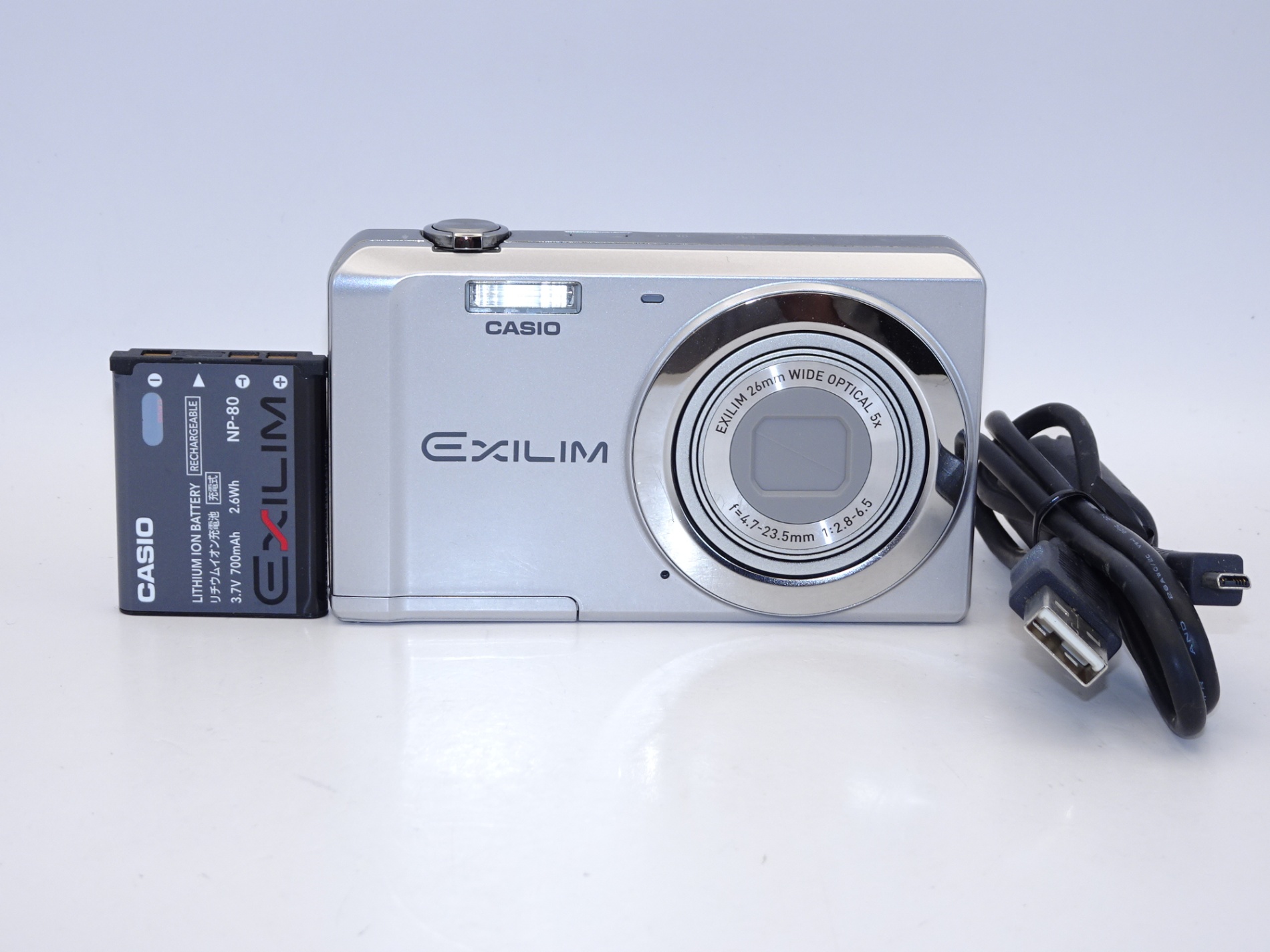 CASIO EXILIM EX-ZS5 シルバー コンパクトデジタルカメラ カシオ