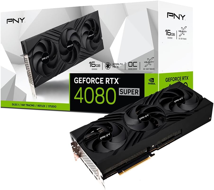 VCG4080S16TFXPB1-O ［PNY GeForce RTX 4080 SUPER 16GB VERTO OC 3FAN］