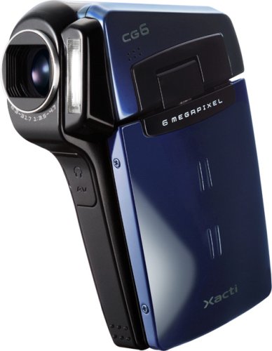 美品】 SANYO Xacti DMX-CG6 デジタルムービーカメラ ネイビー｜Yahoo