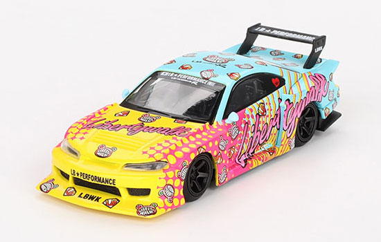 MINI GT 1/64 LBスーパー シルエット S15 シルビア n°743 LB WORKS