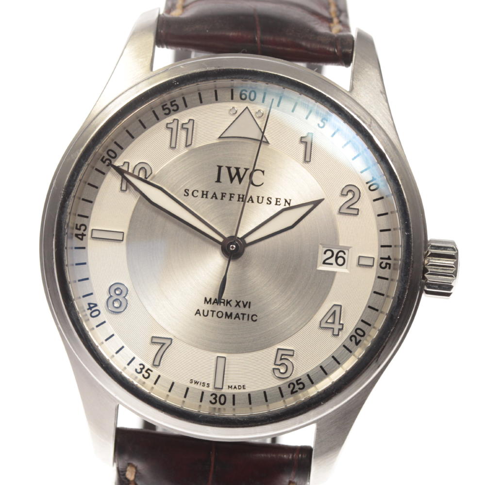 IWC Mark16 Spitfire IW325502 純正レザーベルト 尾錠 保証書付｜Yahoo 