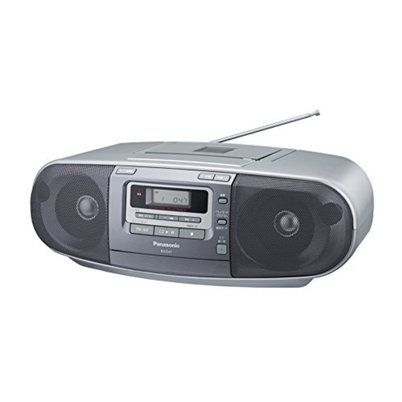美品】パナソニック ポータブルステレオCDシステム RX-D47-S シルバー
