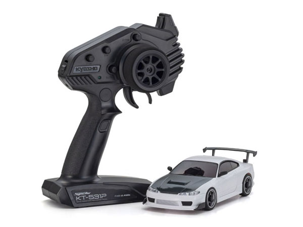 未使用 新品 ジャイロ付 京商 ミニッツAWD シルビア S15 GTウイング