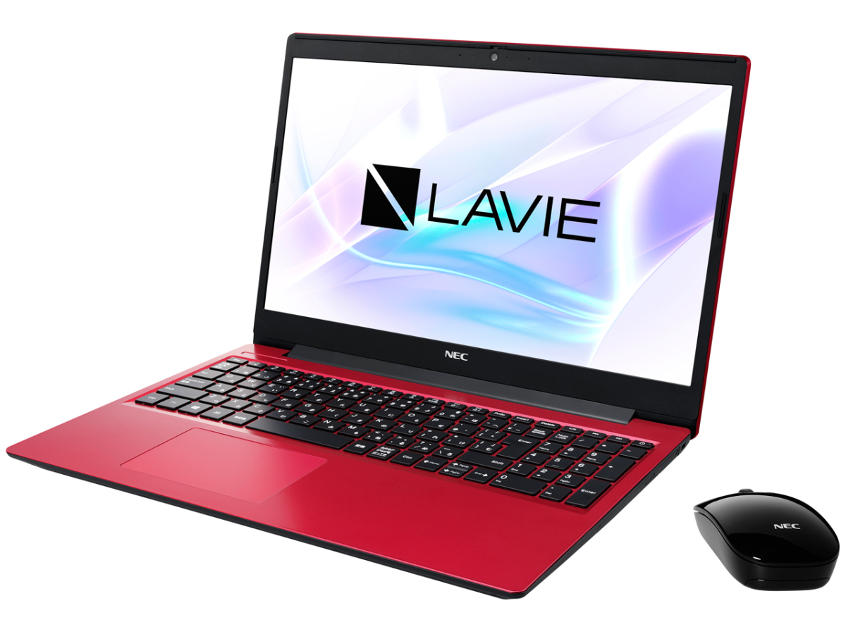 NEC LAVIE N1565/AAR Ryzen 7 4700U / 8GB / SSD 256GB レッド 初期化