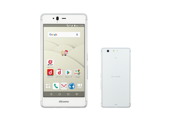 arrows Be F-05J 5インチ メモリー2GB ストレージ16GB White ドコモ