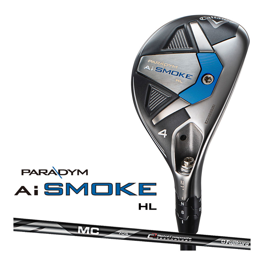 キャロウェイ PARADYM Ai SMOKE HL ユーティリティ 4H 21° MC70S