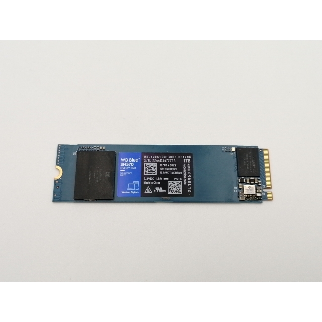 WD Blue SN570 1TB NVMe SSD 使用時間短 健康度100%｜Yahoo!フリマ（旧