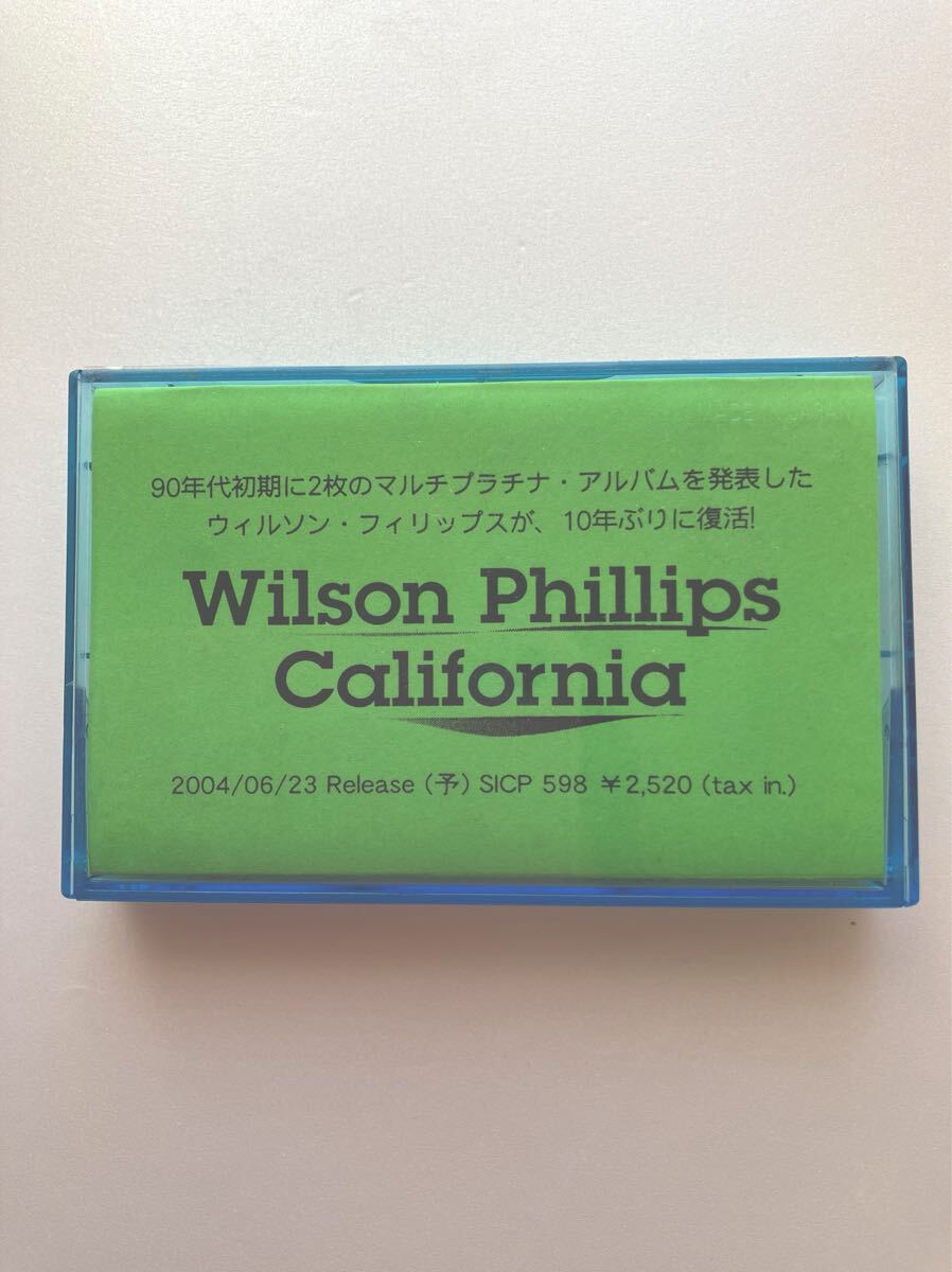 非売品カセット Wilson Phillips California 2004 ウィルソン・フィリップス 特殊パッケージ