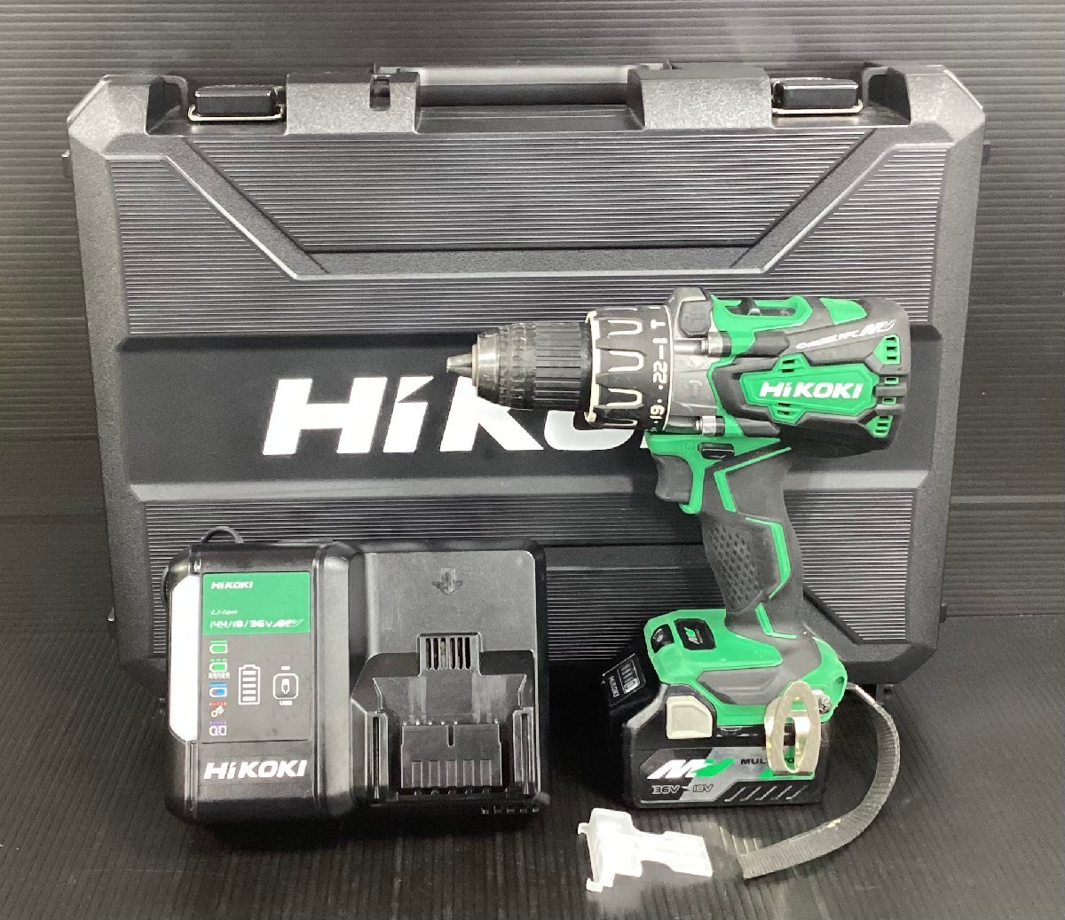 HiKOKI DV36DA(本体、バッテリ、充電器、ケース) 36Vコードレス振動ドライバドリル
