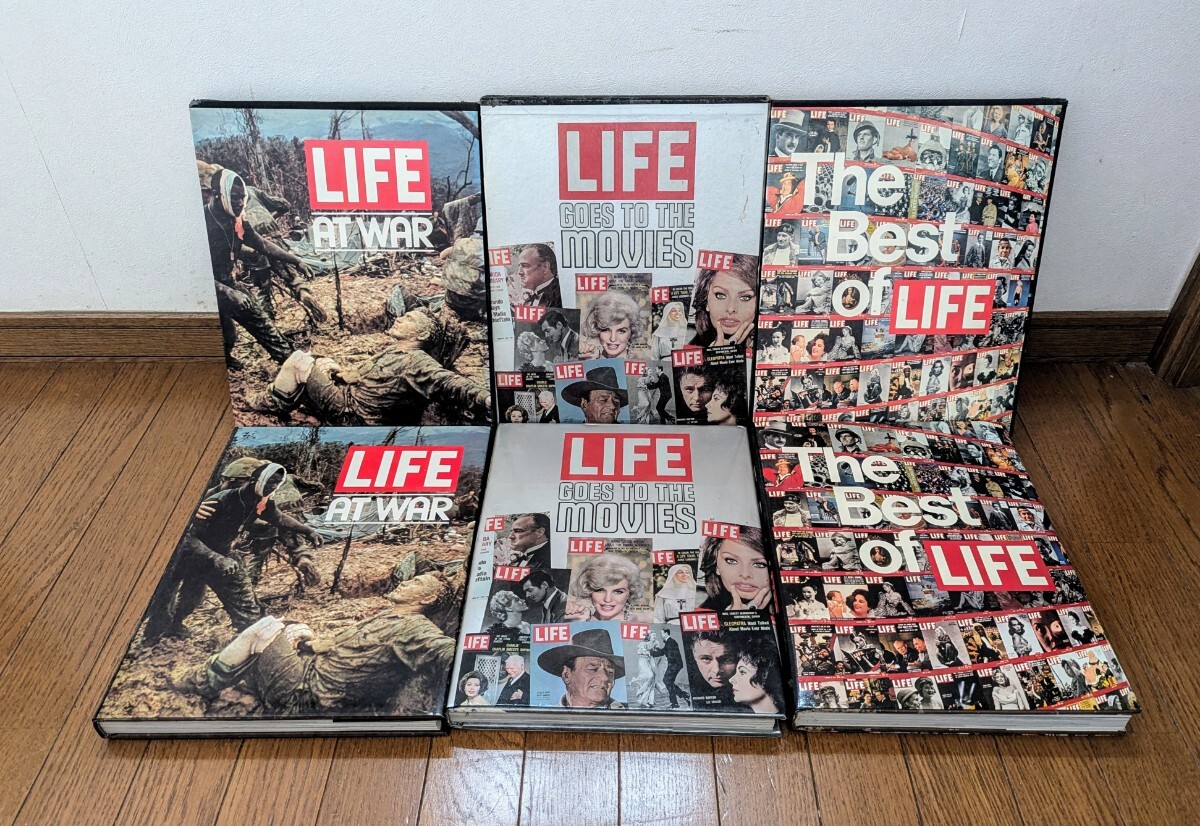 ＜LIFE 3冊セット＞■LIFE AT WAR／GOES TO THE MOVIES／The Best of LIFE ■13625