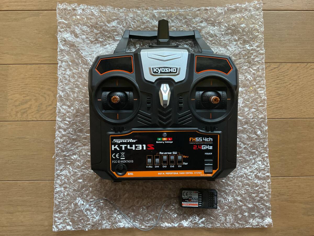 未使用　京商ブリザード2.0 キット純正 KT-431SとKR-632 (4ch-プロポと6ch-受信機) (新車外し品)