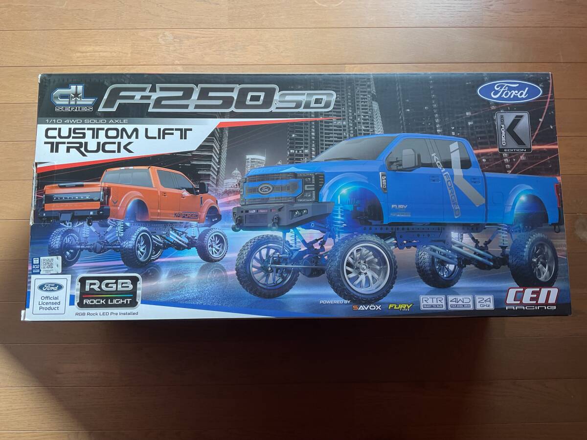 未開封　CEN RACING　Ford F-250 SD KG1 Edition Lifted Truck Daytona Blue - RTR　フォード F-250