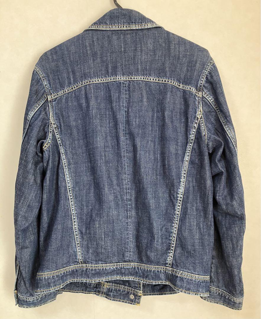 MOUSSY マウジー デニム ライダースジャケット Gジャン