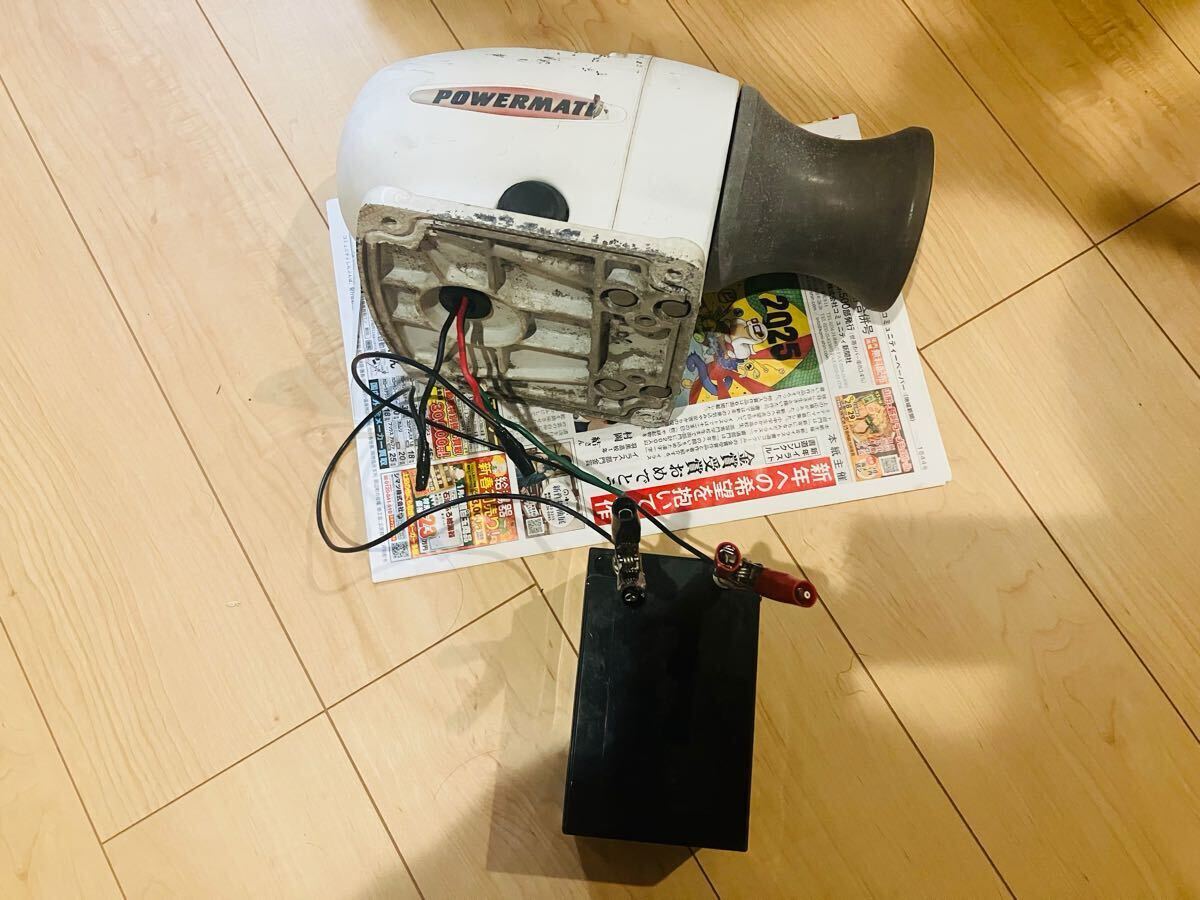 22100円 アンカーウインチ パワーメイト 12V 200W 正回転 作動 22100円 アンカーウインチ パワーメイト 12V 200W 正回転 作動
