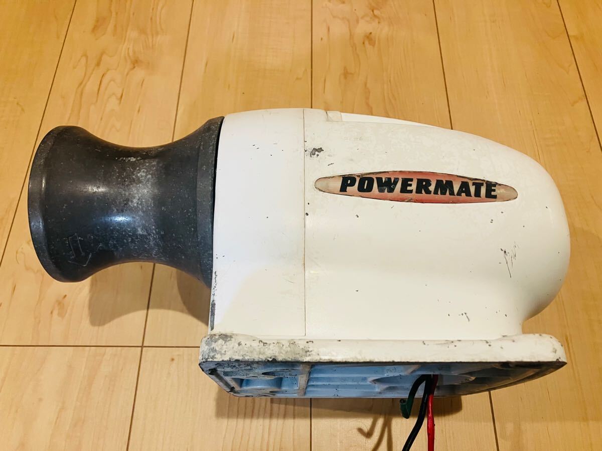 アンカーウインチ パワーメイト 12V 200W 逆回転 作動確認済 アンカーウインチ パワーメイト 12V 200W 逆回転 作動確認済