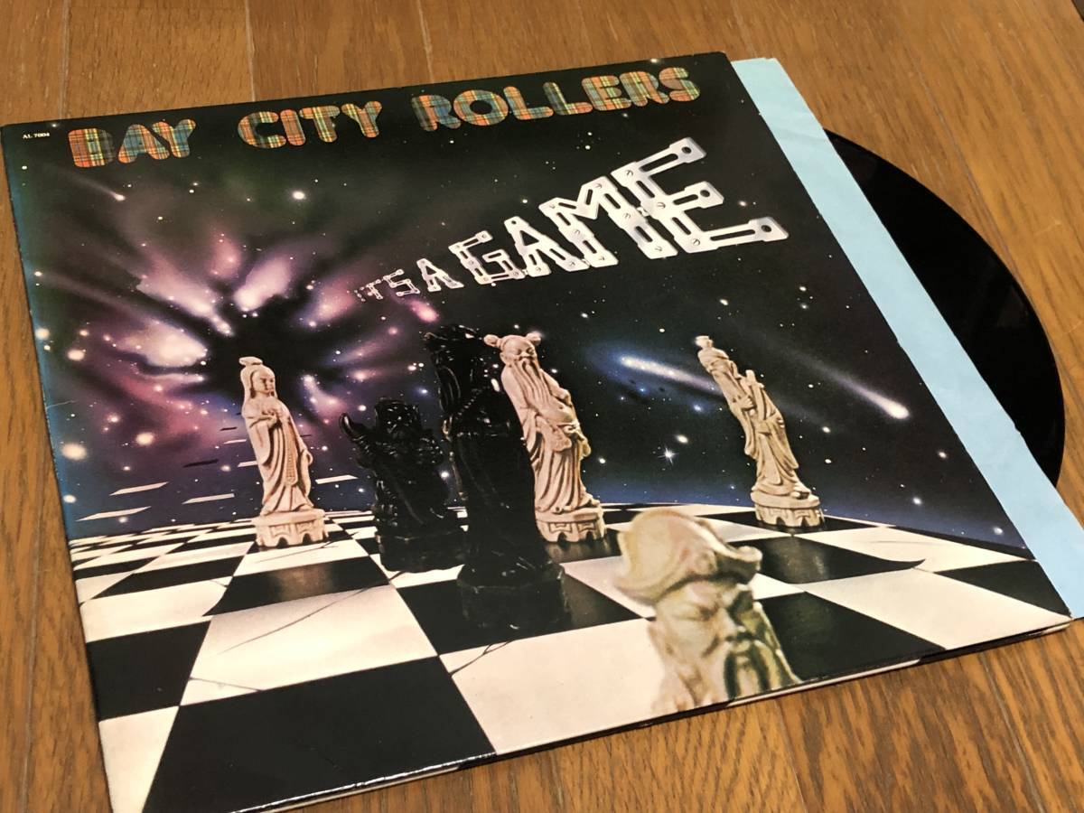★即決落札★BAY CITY ROLLERS「IT'S A GAME」ベイシティローラーズ/レスリーマッコーエン/1977年リリース/NY盤/見開きジャケット10曲/美盤