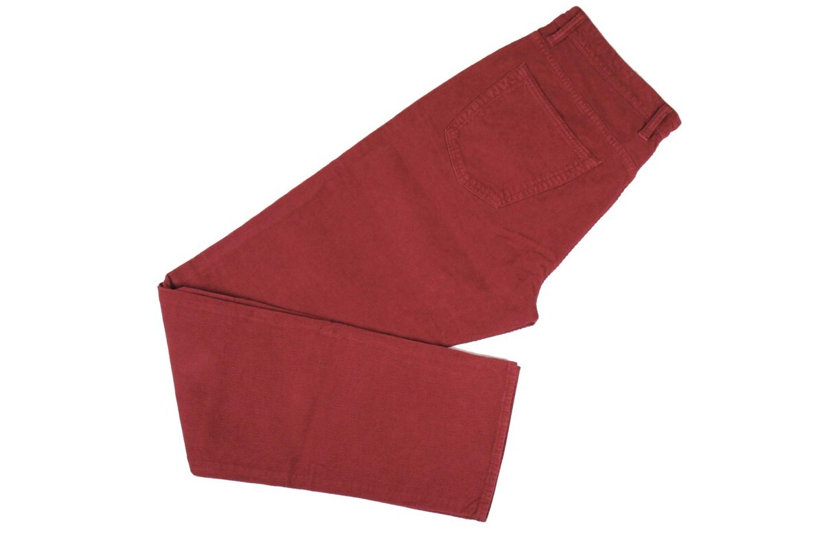 B554(34).. INCOTEX INCOTEX pants bottoms strongest mote pants * RED