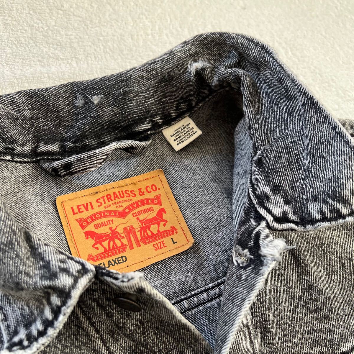Levi's リラックス Gジャン サイズS ダークグレー - ジャケット Levi's リラックス Gジャン サイズS ダークグレー - ジャケット