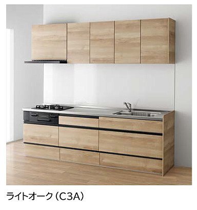 ★クリナップ・システムキッチン67％OFF★『ラクエラ』2550㎜・コンフォート・サイレントレール