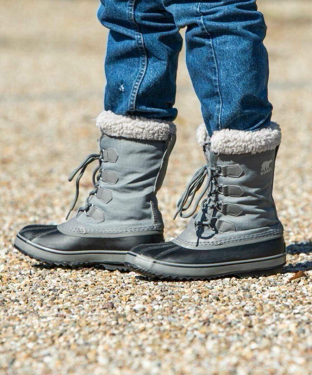 新品 28㎝(US10) SOREL ソレル　メンズ　スノーブーツ 1964 パックナイロン　ウォータープルーフ　PAC NYLON WP グレー