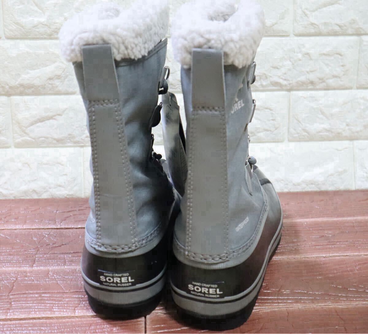 新品 28㎝(US10) SOREL ソレル　メンズ　スノーブーツ 1964 パックナイロン　ウォータープルーフ　PAC NYLON WP グレー