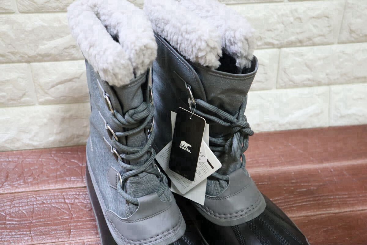 新品 28㎝(US10) SOREL ソレル　メンズ　スノーブーツ 1964 パックナイロン　ウォータープルーフ　PAC NYLON WP グレー