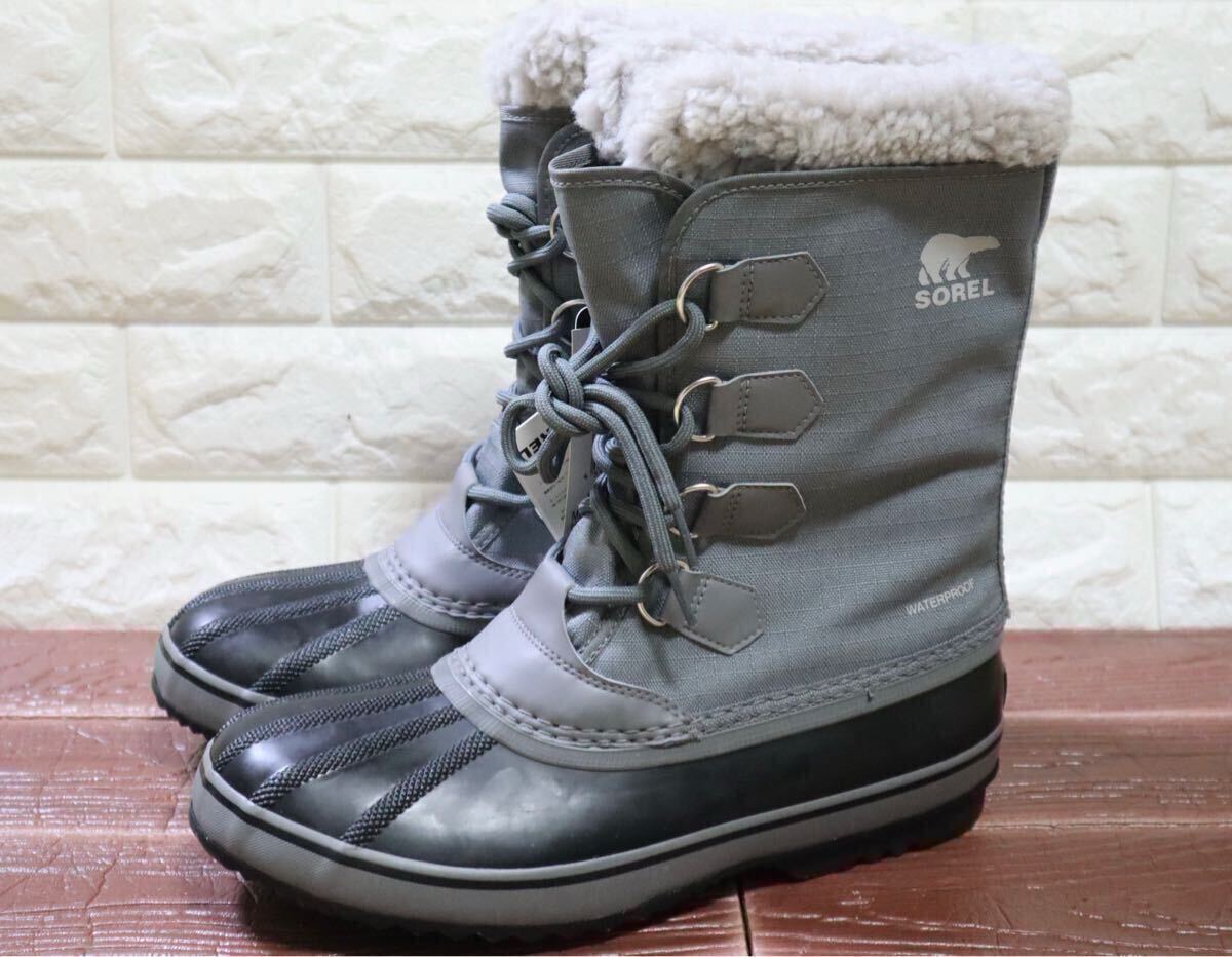 新品 28㎝(US10) SOREL ソレル　メンズ　スノーブーツ 1964 パックナイロン　ウォータープルーフ　PAC NYLON WP グレー