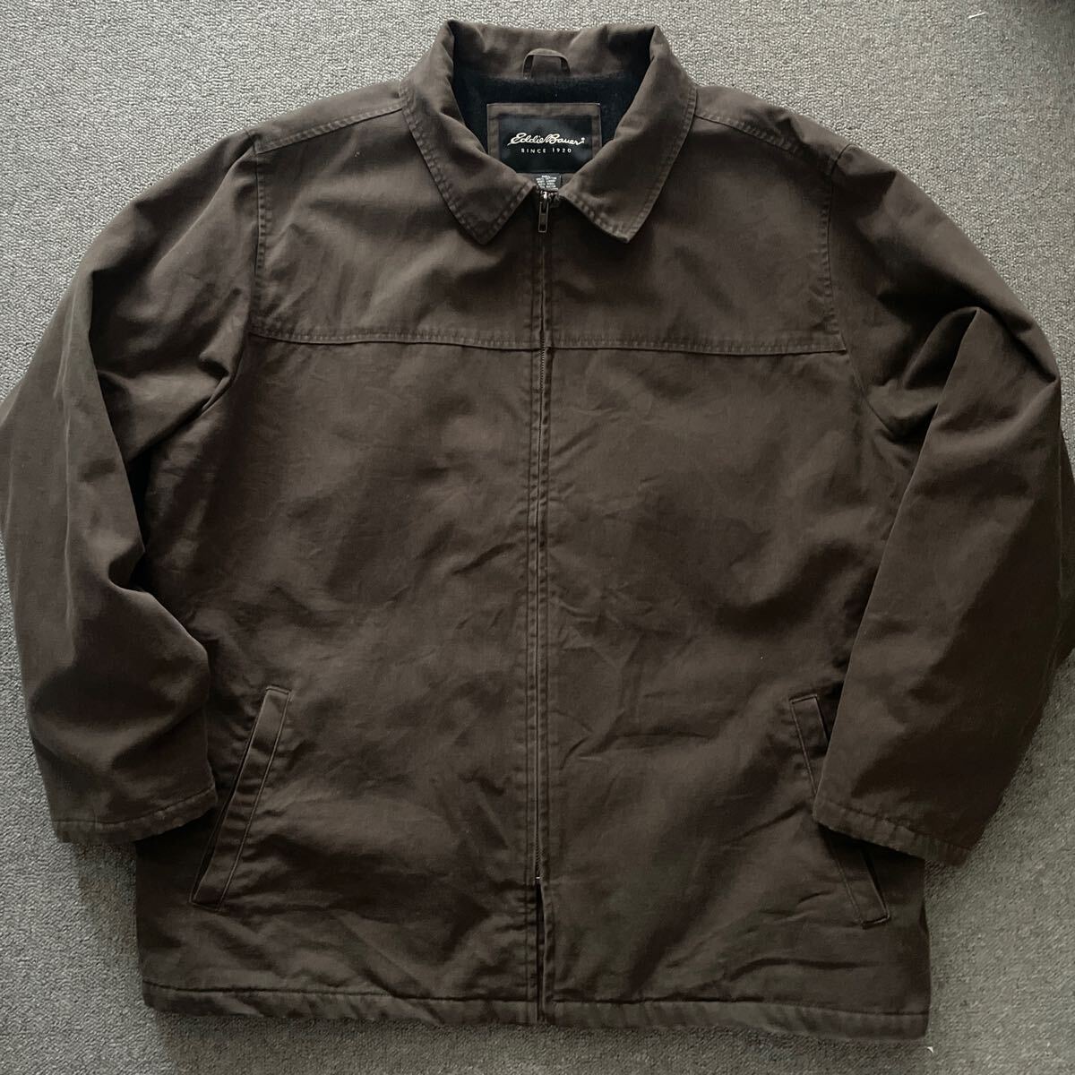 Eddie Bauer ダック ジャケット XXL Carhartt Llbean props store St. John’s bay dockers on the hill ブルゾン　カバーオール　キャンプ
