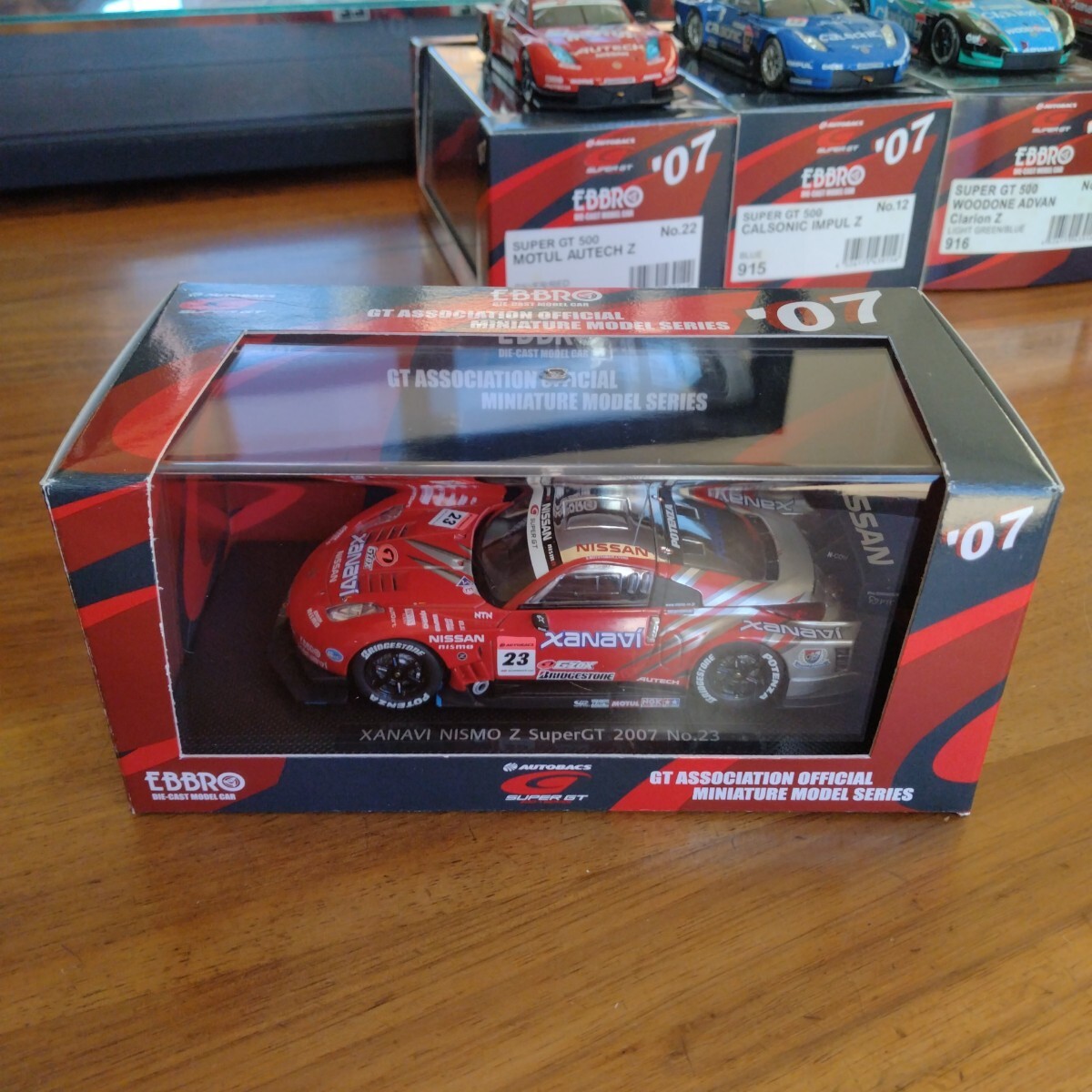 エブロ EBBRO 1/43 913 XANAVI NISMO Z SUPER GT500 No.23 SILVER/RED ザナビィ ニスモ