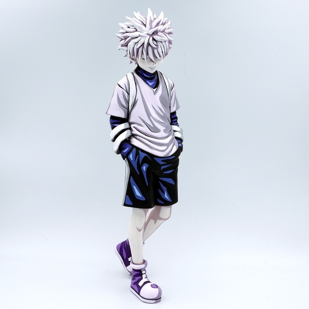 HUNTER×HUNTER キルア フィギュア フルリペイント 二次元塗装 2D HUNTER×HUNTER キルア フィギュア フルリペイント 二次元塗装 2D