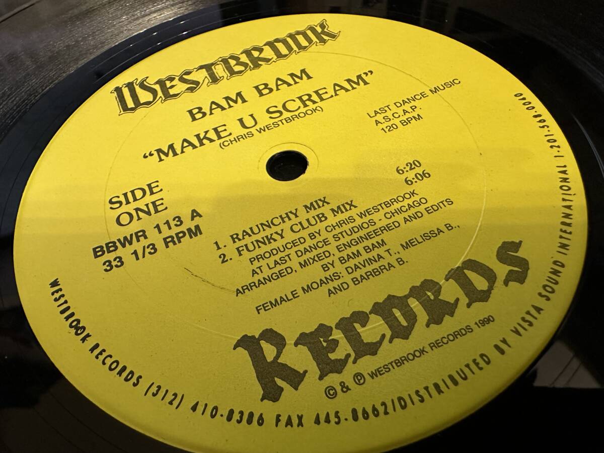 12”★Bam Bam / Make U Scream / アシッド・ハウス・クラシック！