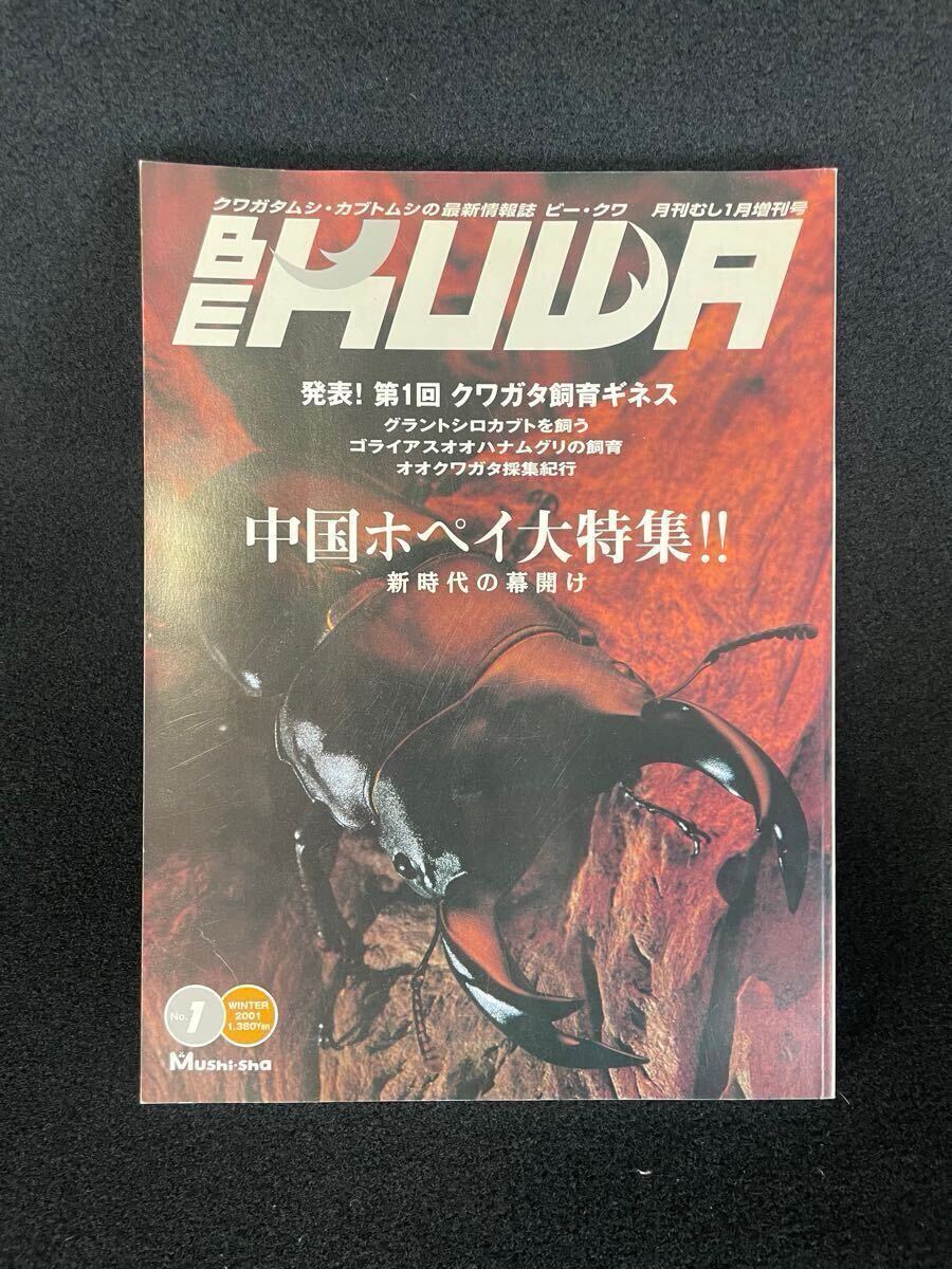 BE-KUWA ビー・クワ/クワガタ雑誌/創刊号 1号-9号 9冊セット BE-KUWA ビー・クワ/クワガタ雑誌/創刊号 1号-9号 9冊セット