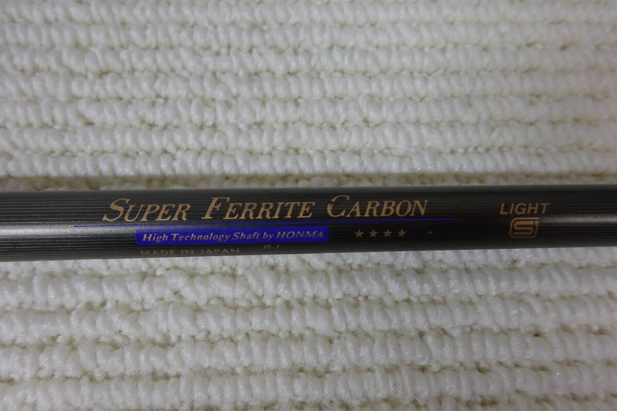 稀れ ホンマ LB-606 H&F キャビティ 24Kメタル仕様 アイアン #3-SW 10本SUPER FERRITE カーボン4星 ★★★★(R1) 